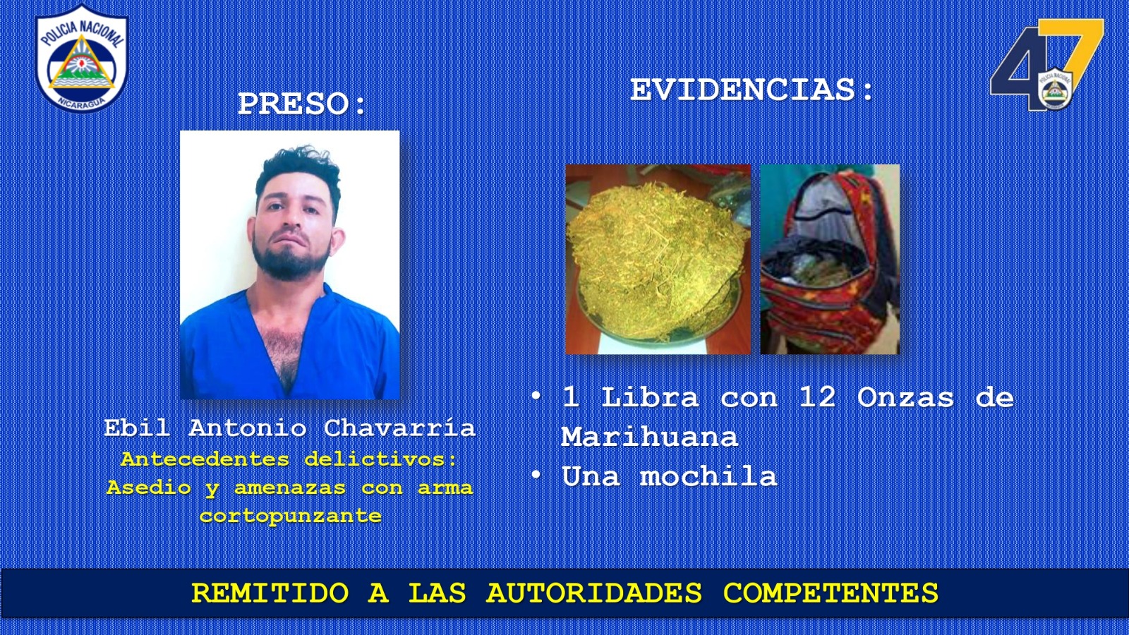 Foto: Captura de delincuentes en Matagalpa y Waslala