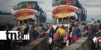 Foto: Fuerte accidente en San Benito, Tipitapa/TN8