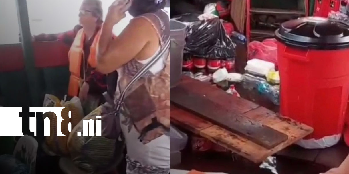 Foto: Evacúan lancha con pasajeros tras incidente en el Lago Cocibolca/TN8