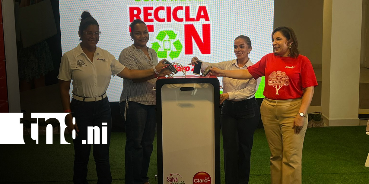Claro impulsa jornada nacional de reciclaje electrónico en Nicaragua
