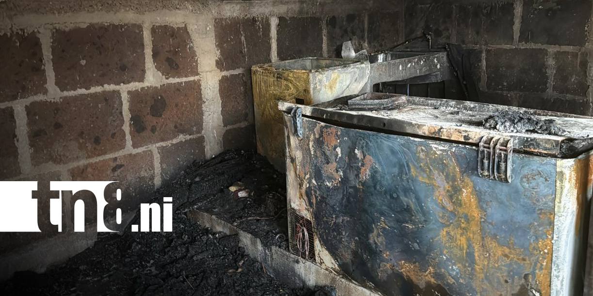 Foto: Incendio en Juigalpa destruye bodega y causa alarma entre vecinos/TN8