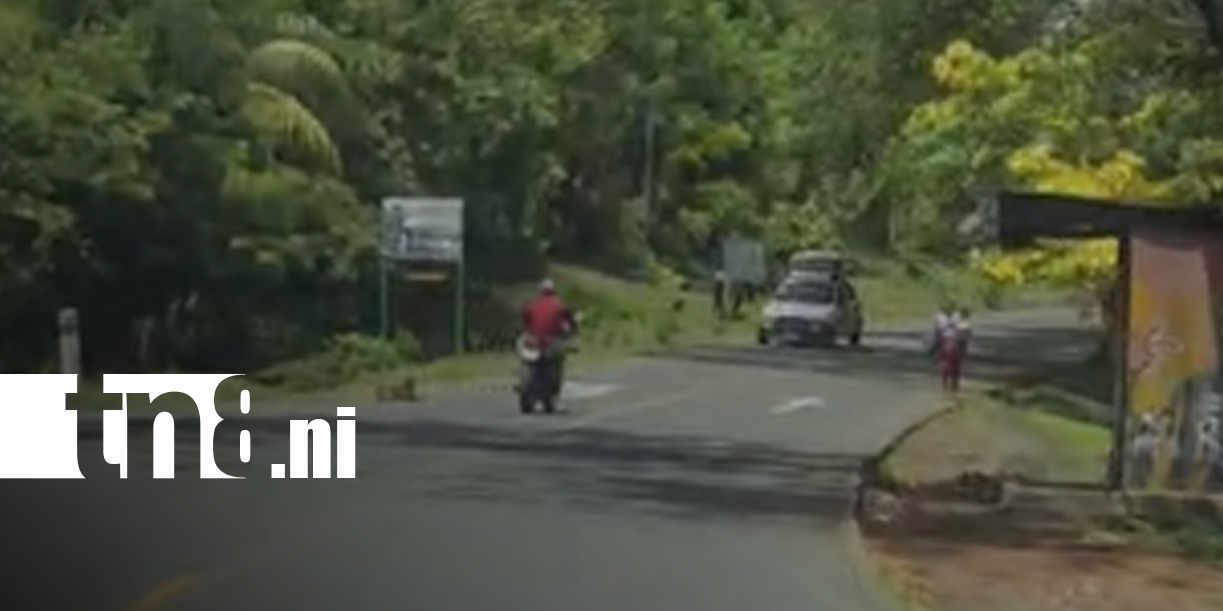 Foto: Motociclista detenido por conducción temeraria en Ometepe/TN8