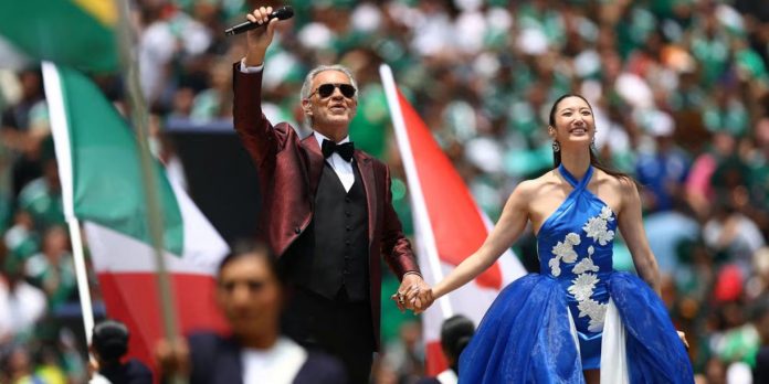 Foto: Mundial 2026: Andrea Bocelli y EJAE emocionan con DNA/Cortesía Foto: Mundial 2026: Andrea Bocelli y EJAE emocionan con DNA/Cortesía