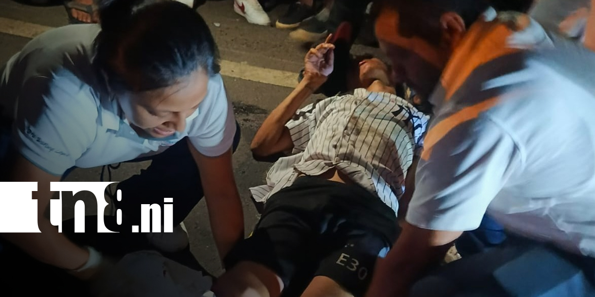 Foto: Joven motociclista resulta gravemente lesionado tras accidente en Nandaime/TN8