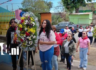 Homenaje en Managua a 47 años de la Gesta Heroica de la Colina 110 Foto: Madres de héroes y mártires reciben homenaje en la Colina 110/TN8