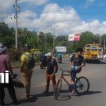 Dos accidentes en 24 horas dejan motociclistas heridos en la rotonda Las Flores de Masaya Foto: Dos accidentes en 24 horas en Masaya dejan heridos/TN8