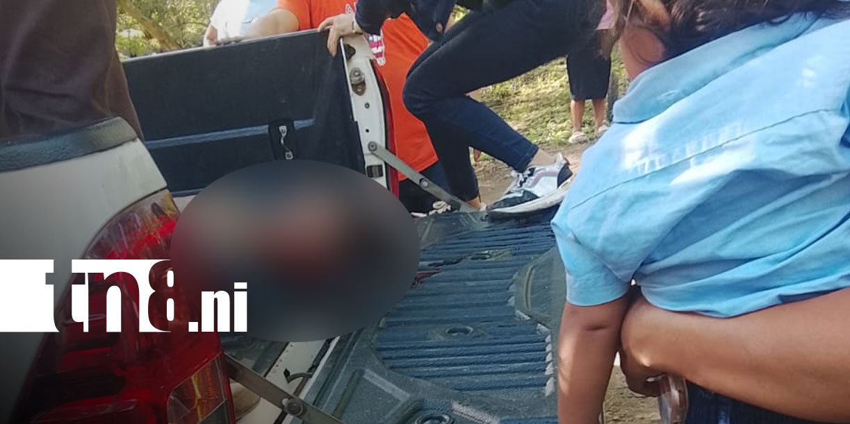Foto: Motociclista lesionado tras accidente en carretera El Jobo – Pancasán, Matiguás/TN8