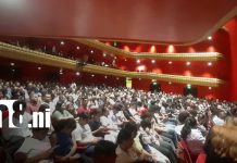 Familias nicaragüenses disfrutaron del concierto “Estrellas Nacientes” de Rusia en el Teatro Nacional Rubén Darío Foto: Concierto ruso cautiva a familias en el Teatro Rubén Darío/TN8