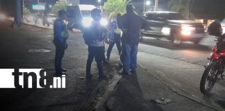 Foto: Accidente en carretera a Masaya deja mujer lesionada/TN8