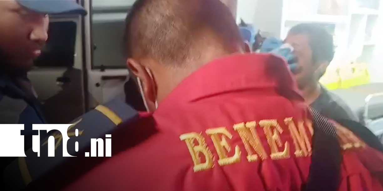 FOTO: Sujeto hiere a ciudadano de un machetazo en el barrio El Recreo de Managua/TN8