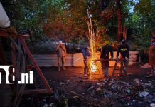 Alcaldía de Managua responde de inmediato y repara puente peatonal en barrio El Rodeo Foto: Vecinos destacan la rápida respuesta para reparación del puente/TN8