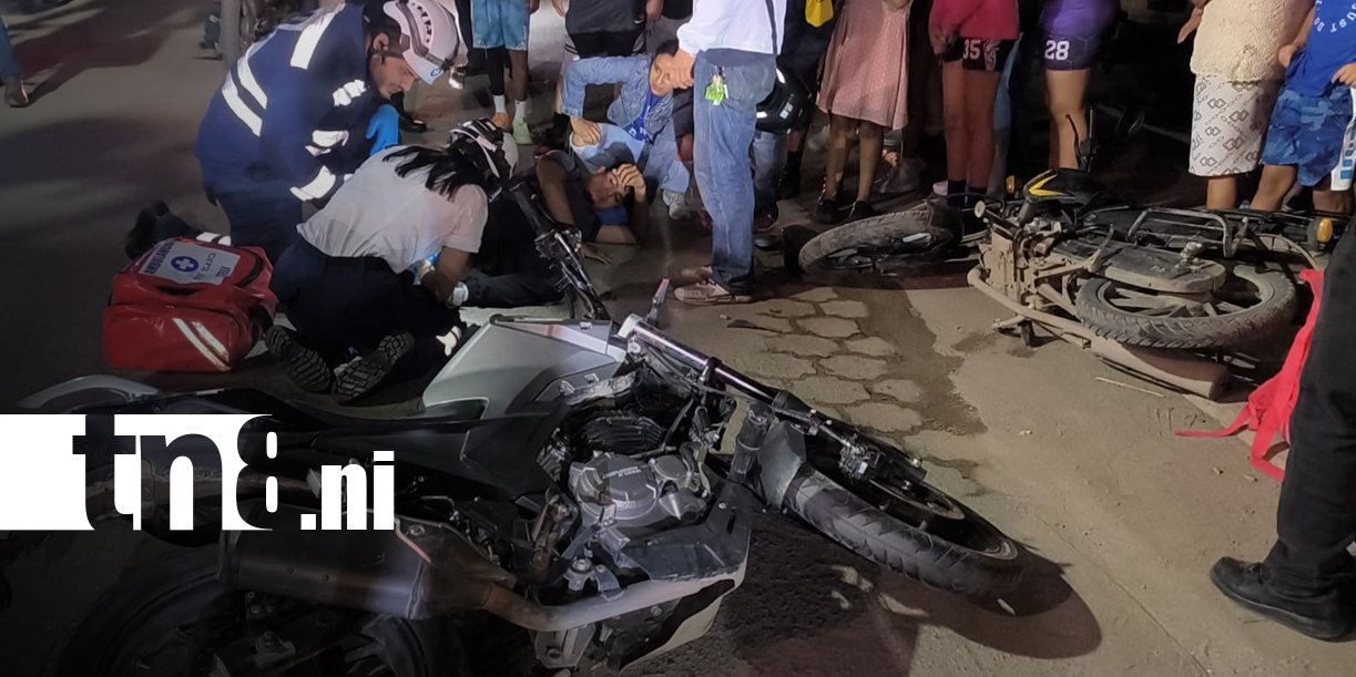 Foto: Motociclista resulta lesionado tras accidente de tránsito en Estelí/TN8