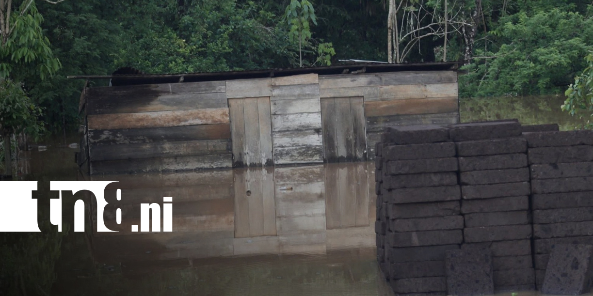 Foto: Inundaciones en Mulukukú tras desborde del río Unikuas/TN8
