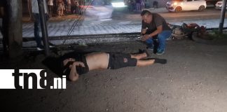 Foto: Motociclista sufre aparatoso accidente en Managua/TN8