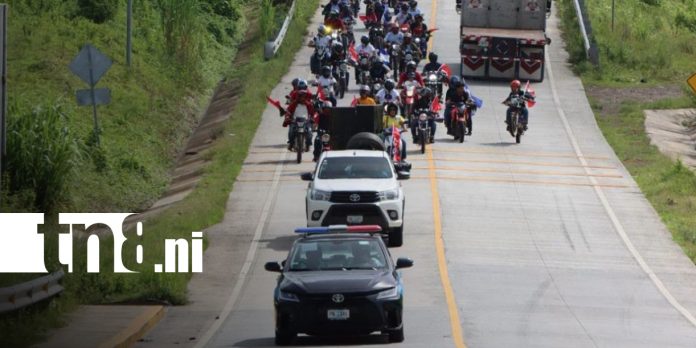 Foto: Caravanas recorren toda Nicaragua en homenaje al histórico Repliegue Táctico a Masaya/TN8