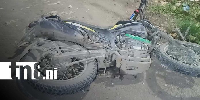Foto:Motociclista muere en brutal choque en Nandaime/TN8