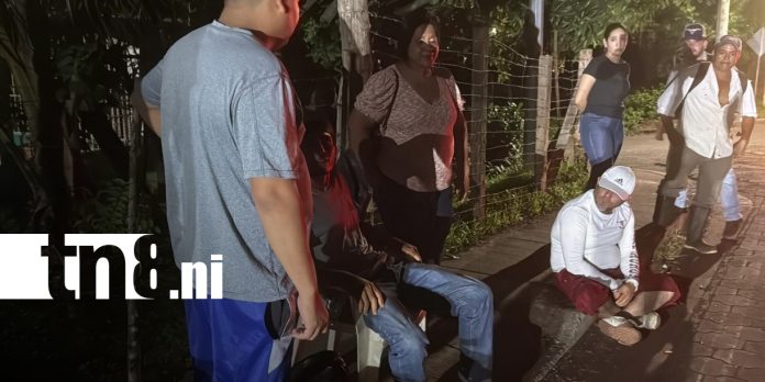 Foto: Motociclista lesionado tras ser impactado por un vehículo en Juigalpa, Chontales/TN8