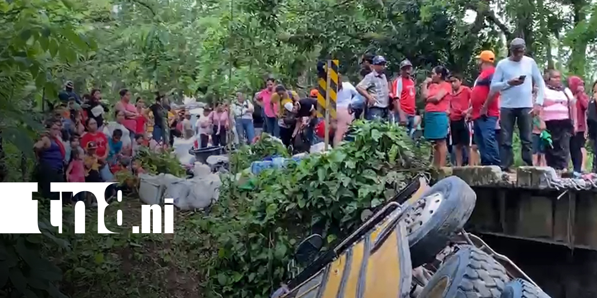 Foto: Accidente de tránsito en Boaco deja al menos 34 personas lesionadas/TN8
