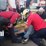 Peatón grave tras atropello de motociclista en Managua Foto: Atropello deja a peatón grave en Managua/TN8