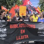 Foto: Huelga en bibliotecas de Barcelona sigue sin acuerdo/Cortesía
