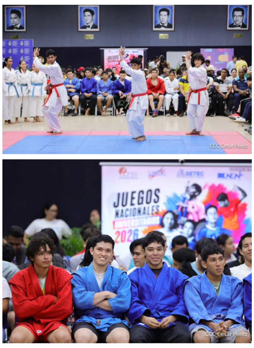 Foto: Inauguran los Juegos Universitarios Nacionales 2026 en la UNAN-Managua/Cortesía