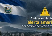 Foto: El Salvador se prepara ante amenaza de depresión tropical /Cortesía