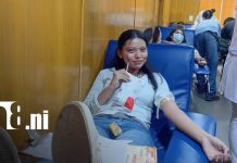Universitarios de San José de las Mulas donan sangre en Managua Foto: Universitarios de Managua impulsan donación de sangre/TN8
