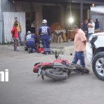Motociclista resulta lesionado tras impactar contra una camioneta Foto: Motociclista lesionado tras impactar contra camioneta/TN8