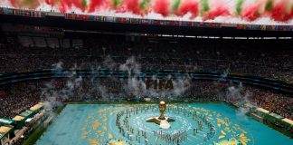 Foto: Artistas encendieron el escenario del Azteca en la apertura del mundial 2026/Cortesía