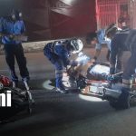 Foto: Accidente en Managua deja motociclista con fractura/TN8