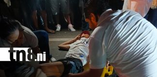 Foto: Joven motociclista resulta gravemente lesionado tras accidente en Nandaime/TN8
