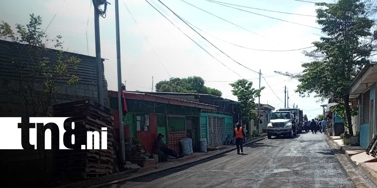 Foto:Avanza el progreso en Managua: concluyen obras de pavimentación en Laureles Norte/TN8