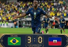 Foto: Vinicius lideró la goleada de Brasil/Cortesía