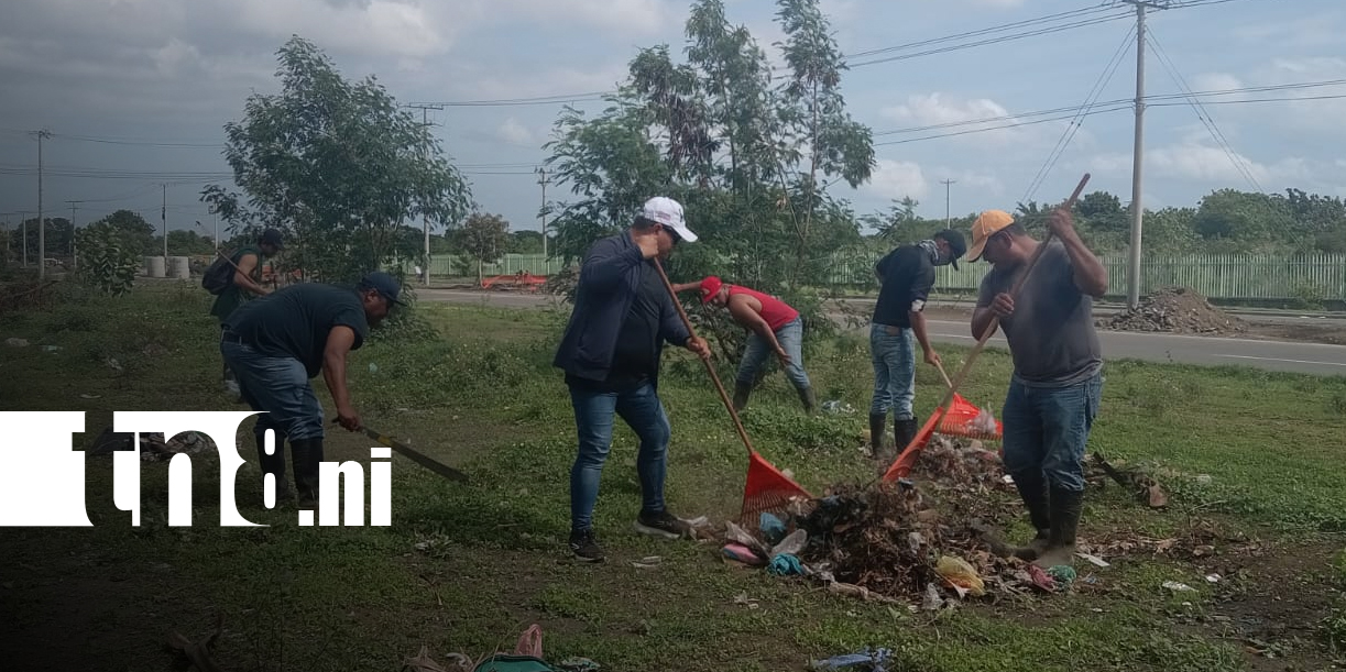 Foto:“Jugá limpio”: jornada de limpieza transforma Ciudad Belén en Managua/TN8