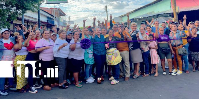 Foto:Chinandega transforma la movilidad con nuevas calles asfaltadas en Santa Ana/TN8