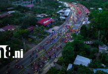 Miles de motociclistas recorren la ruta histórica del Repliegue Táctico a Masaya