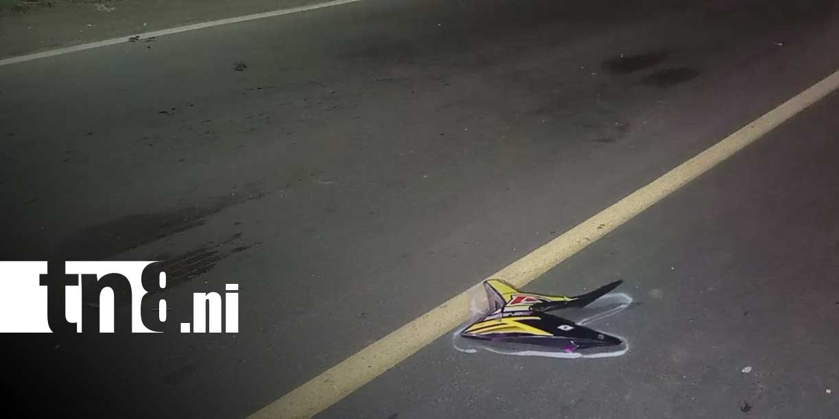 Foto:Motociclista muere en brutal choque en Nandaime/TN8