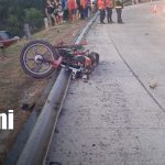 Foto: Joven motociclista fallece tras impactar contra una valla en Nagarote/TN8