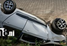 Foto:Aparatoso accidente en Ciudad Sandino deja vehículo destruido/TN8