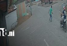 Foto: Choque entre peatón y motorizado deja lesionados en Diriamba/TN8