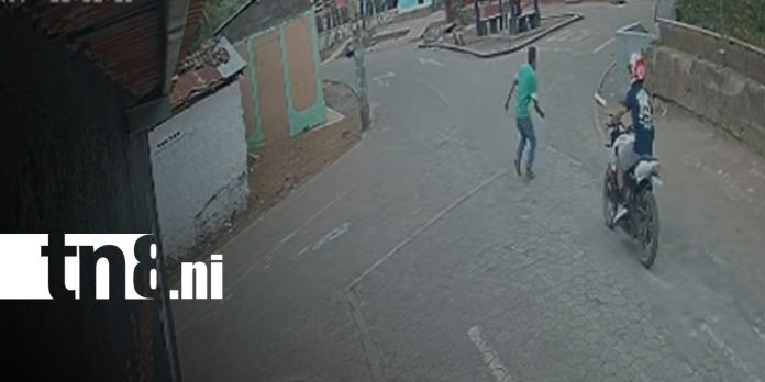 Foto: Choque entre peatón y motorizado deja lesionados en Diriamba/TN8
