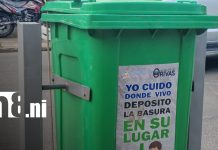 37 nuevos basureros cambian la imagen de la ciudad de Rivas Foto: Rivas instala 37 basureros para fortalecer la limpieza urbana/TN8