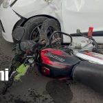 Foto: Motociclista queda grave tras violento choque en Juigalpa/TN8