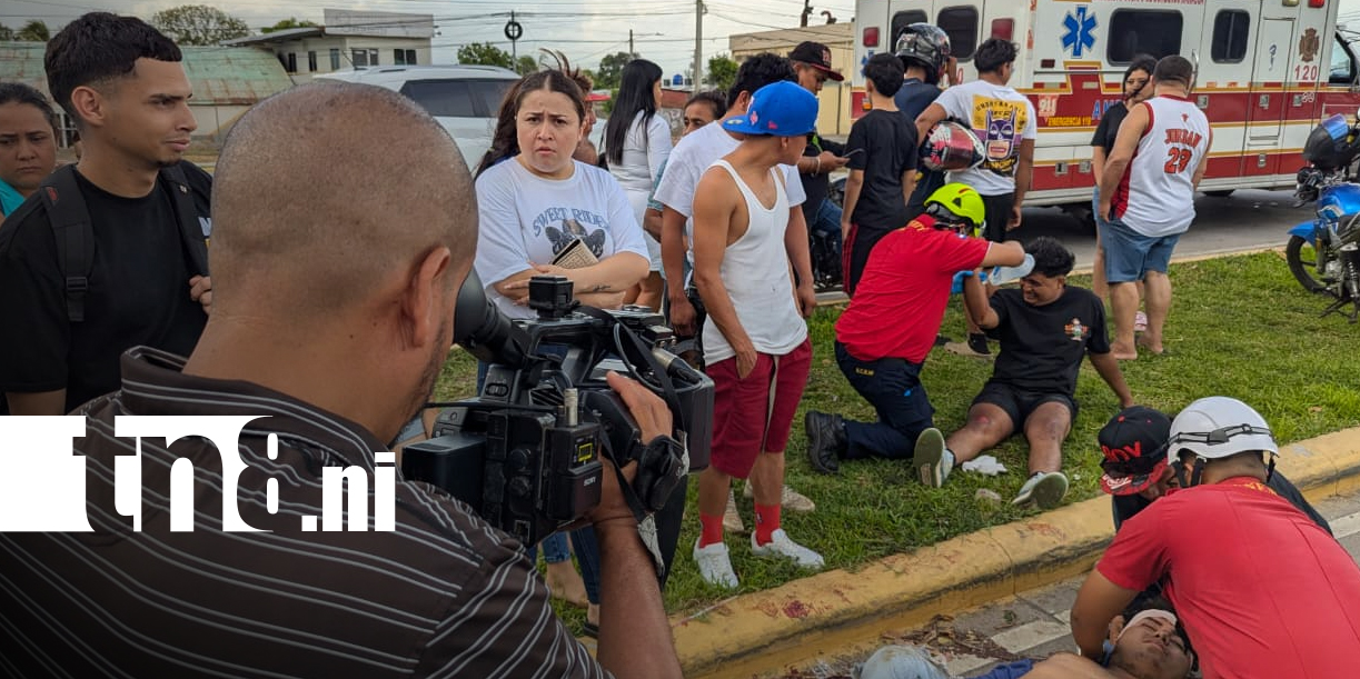 Foto: Atropello deja a peatón grave en Managua/TN8