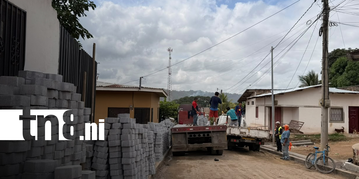 Foto: Adoquinado avanza en 13 cuadras de Jalapa/TN8