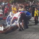 Foto: Motociclista resulta lesionado tras accidente en Managua/TN8