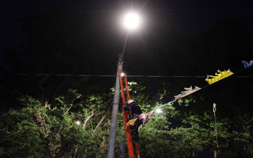 Foto: Proyectos de luminarias en Nicaragua