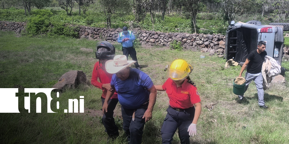 Foto: Faustino sobrevive a brutal accidente en Estelí/TN8