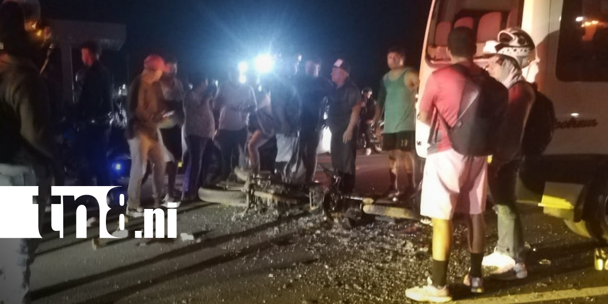 Foto: Accidente en Carazo deja motociclista gravemente herido/TN8