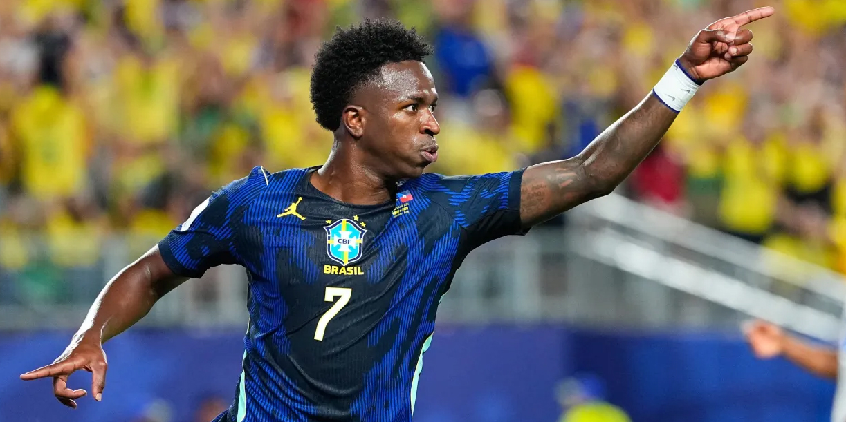 Foto: Vinicius lideró la goleada de Brasil/Cortesía
